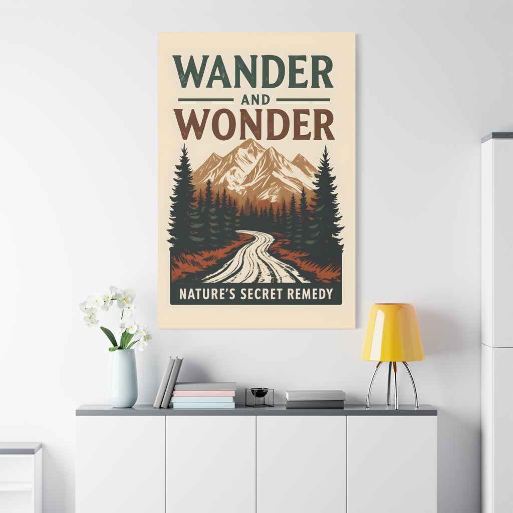 Nature Forest Art - Adventure Decor, Nature Wall Art, Gift for Explorers, Wanderlust Home Decor, Hiking Lover's Art