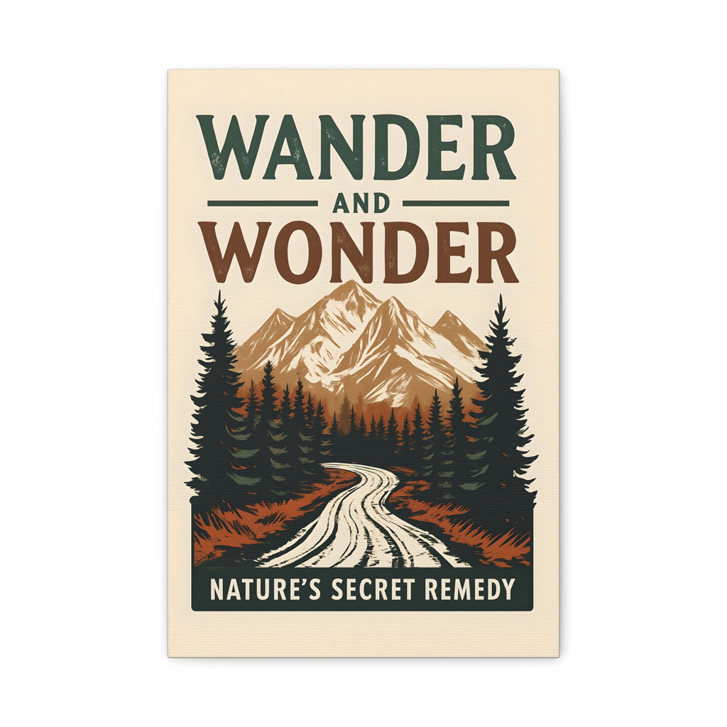 Nature Forest Art - Adventure Decor, Nature Wall Art, Gift for Explorers, Wanderlust Home Decor, Hiking Lover's Art