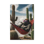 Chill Vibes Gorilla Canvas, Relaxed Gorilla Art, Fun Wall Decor, Jungle Themed Gift, Trendy Home Art