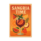 Sangria Time Canvas Art Print, Vibrant Wall Decor, Summer Home Decor, Drink Theme Art, Kitchen Wall Art, Gift for Wine Lovers